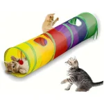 Tunel Gato Brinquedo Pet Animais Labirinto Interativo Portatil Compacto Brincadeira Petshop Retratil Coelho Bolinha – LEVA PRA MALHAR